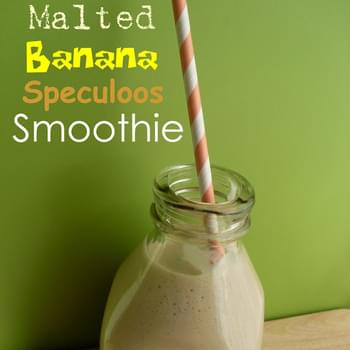 Malted Banana Speculoos Smoothie
