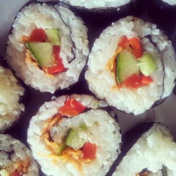 Simple Vegetable Sushi