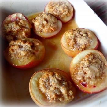Amaretti Stuffed Peaches