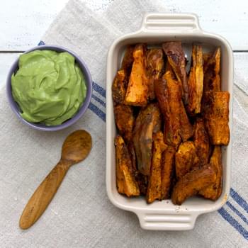 Baked Sweet Potato Wedges with Rosemary, Cinnamon & Paprika