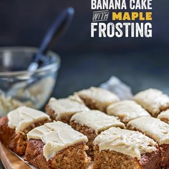 Banana Cake With Maple Frosting