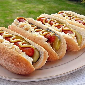 Hot Dogs with Krautslaw