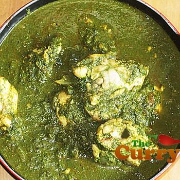 Chicken Saag Balti