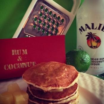 Rum and Coconut Pancakes