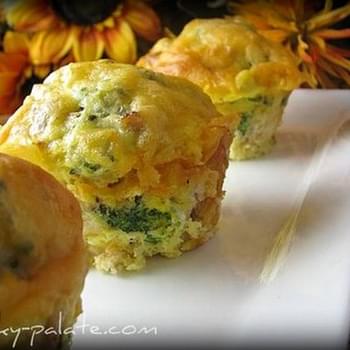 Broccoli Cheddar and Sausage Egg Muffin Pull-A-Parts