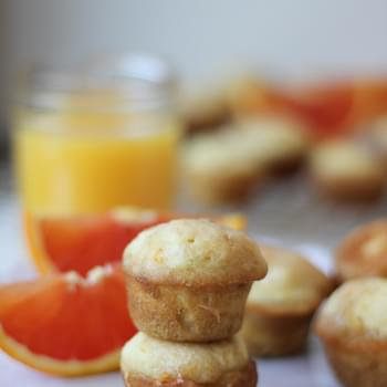 Cara Cara Orange Mini Muffins