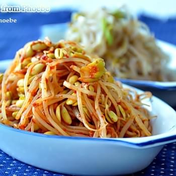 Korean Boiled Bean Sprouts Salads