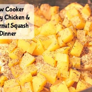 Savory Slow Cooker Chicken and Butternut Squash