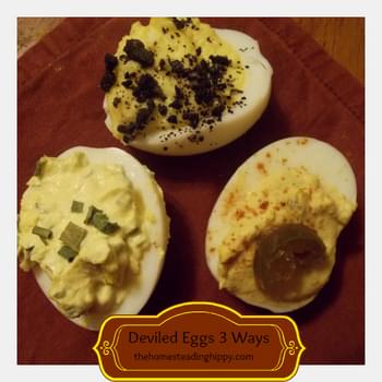 Deviled Eggs 3 Ways