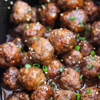 Crockpot Sesame Meatballs