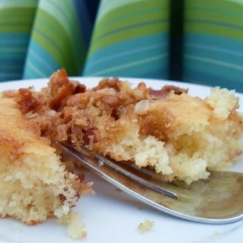 Quick Buttery Coffee Cake (made with Pancake Mix)