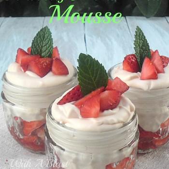Strawberry and Marshmallow Mousse