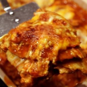 Healthier Chicken Enchilada Casserole in 60 Minutes
