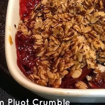 Plum and Pluot Crumble- GlutenFree