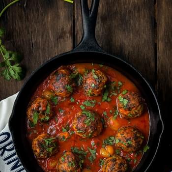 Eggless Turkey and Spinach Meatballs