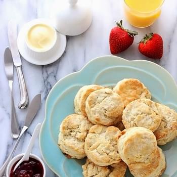 Buttermilk Biscuits with Salty Honey Butter