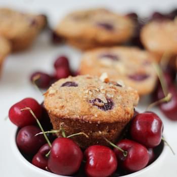 Cherry Almond Muffins