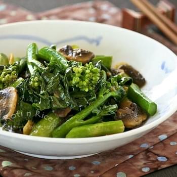 Stir Fry Gai Lan (Chinese Broccoli)