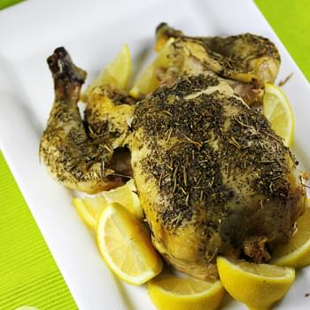 Lemon Herb Slow Cooker Chicken