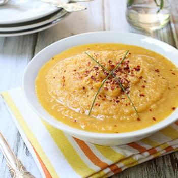 Creamy Cauliflower and Carrot Soup
