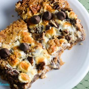 Amazing S'Mores 7-Layer Bars #SundaySupper