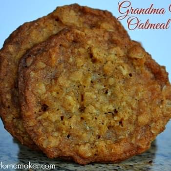 Grandma Millie’s Famous Oatmeal Cookies