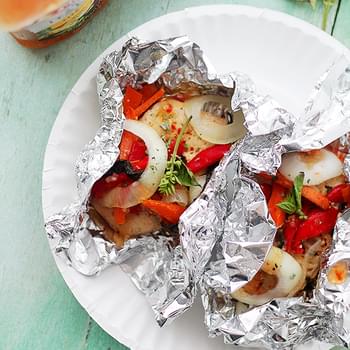 Italian Chicken and Vegetables In Foil