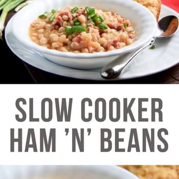 Slow Cooker Ham ‘n’ Beans
