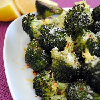 Parmesan-Lemon Roasted Broccoli