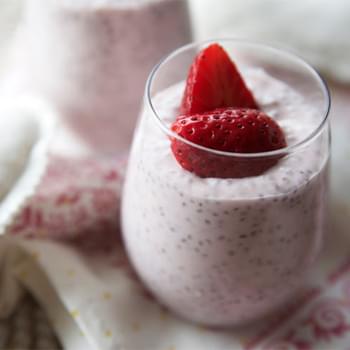 Strawberry Chia Seed Pudding
