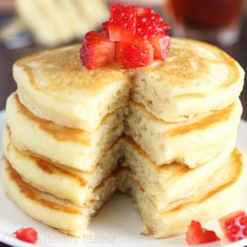 The Ultimate Healthy Buttermilk Pancakes