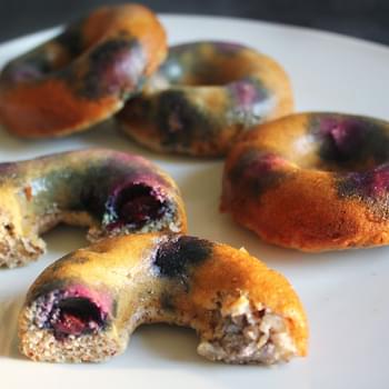 Blueberry Protein Breakfast Donuts