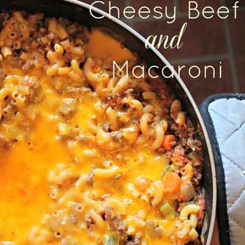 One Skillet Cheesy Beef and Macaroni