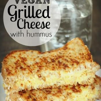 Vegan Grilled Cheese With Hummus