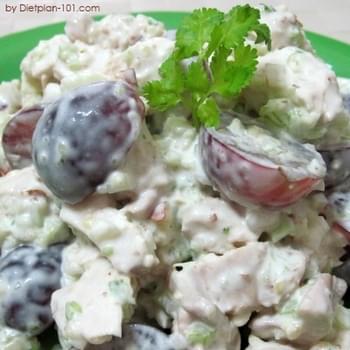 Low Carb Chicken Grapes Blue Cheese Salad