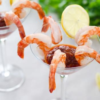 Easy Roasted Shrimp Cocktail