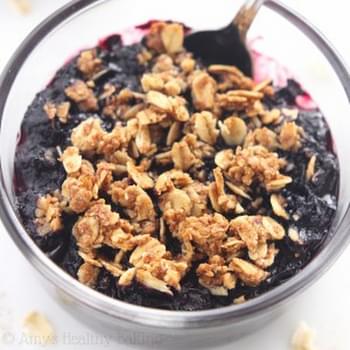 Clean-Eating Blueberry Breakfast Crumbles