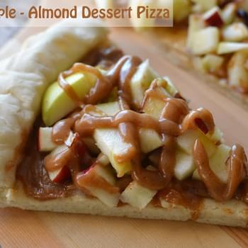 Apple Almond Dessert Pizza