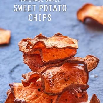 Homemade Baked Sweet Potato Chips