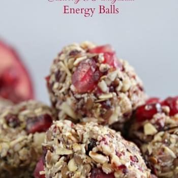 Cranberry & Pomegranate Energy Balls