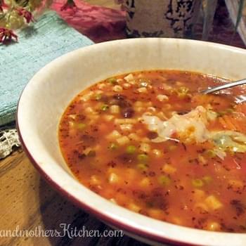 Minestrone Soup for a Winter Day