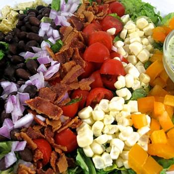 Mexican Style Cobb Salad, So Deliciously Satisfying and Low in Calories