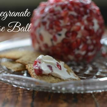 Holiday Pomegranate Cheese Ball