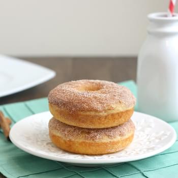 Baked Maple Cinnamon-Sugar Donuts