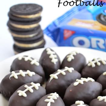 OREO Cookie Balls {Footballs}