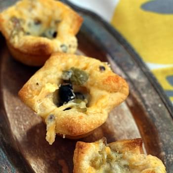 Cheesy Olive Puffs