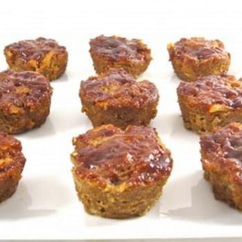 Skinny Meatloaf Muffins with Barbecue Sauce