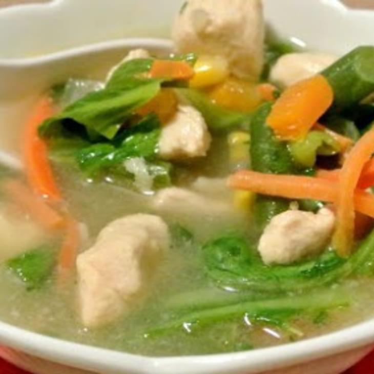 Detox Chicken Bok Choy Soup #SundaySupper