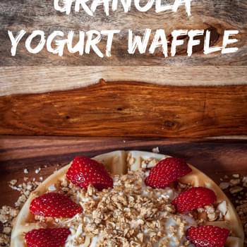 Granola Yogurt Waffle