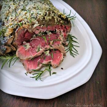 How-to the perfect Herb Crusted Ribeye Roast